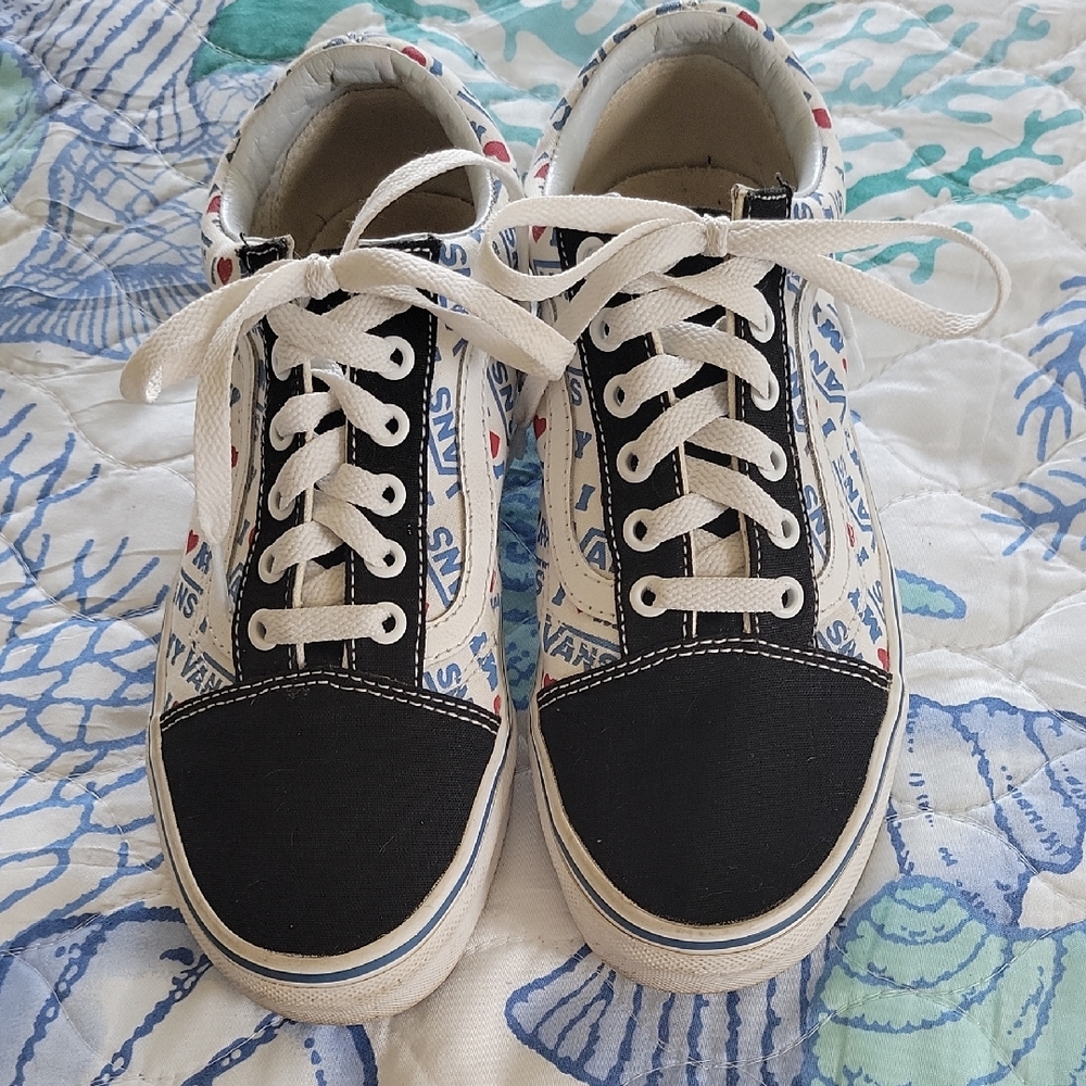 Vans Black and White Old Skool Sneakers